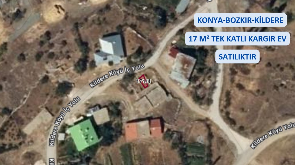 KONYA BOZKIR KİLDERE'DE 17 M²TEK KATLI YIKIK KARGIR EV SATILIK. - KONYA BOZKIR fotoğraf 2