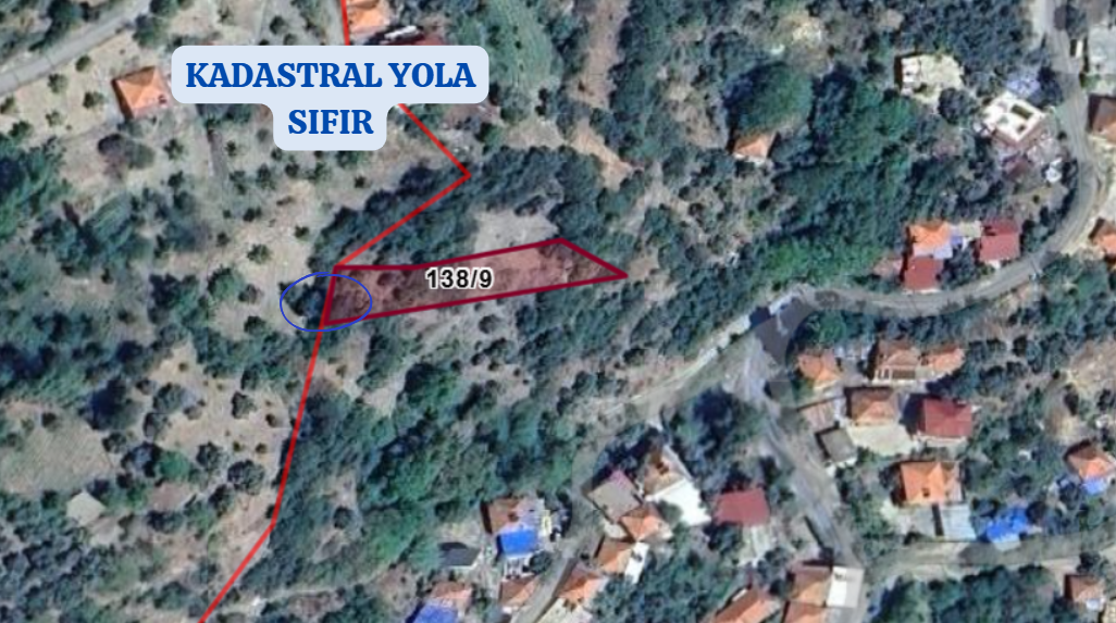 AYDIN EFELER ORTAKÖY KÖYÜNDE 858 M² ARSA SATILIKTIR. - AYDIN EFELER fotoğraf 3
