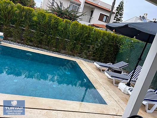 TURYAP ÇEŞME İNÖNÜ'DE KİRALIK TAM MÜSTAKİL HAVUZLU 3+1 VİLLA - İZMİR ÇEŞME fotoğraf 9