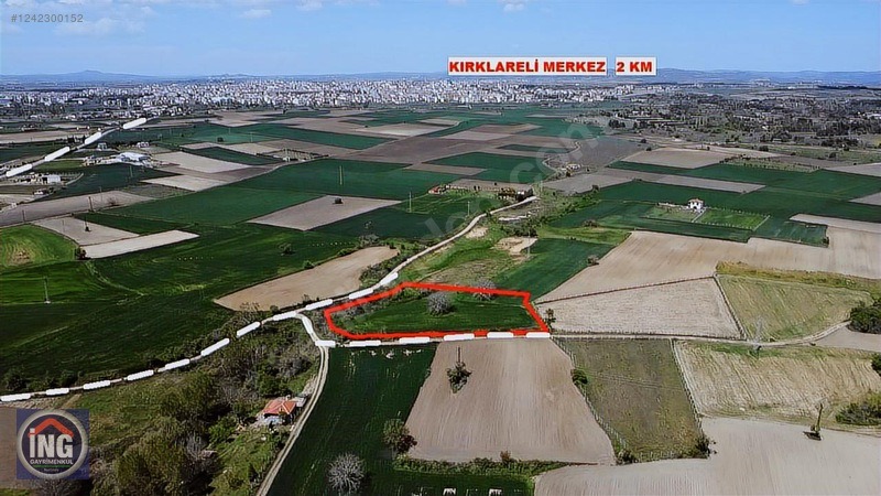 KIRKLARELİ MERKEZE 5 DK MESAFEDE 4090m2 SATILIK ARAZİ - KIRKLARELİ MERKEZ fotoğraf 2