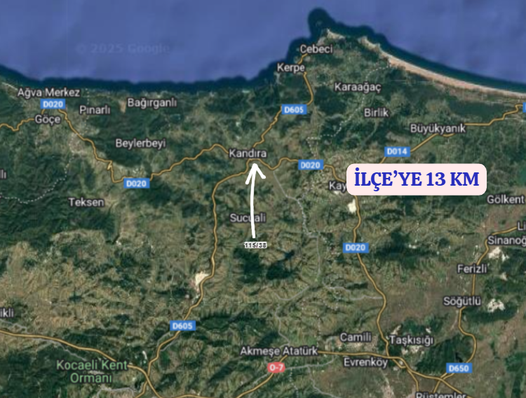 KOCAELİ KANDIRA SARIAHMETLER  MAHALLESİ  1.577  M²  TARLA  SATILIKTIR - KOCAELİ KANDIRA fotoğraf 6
