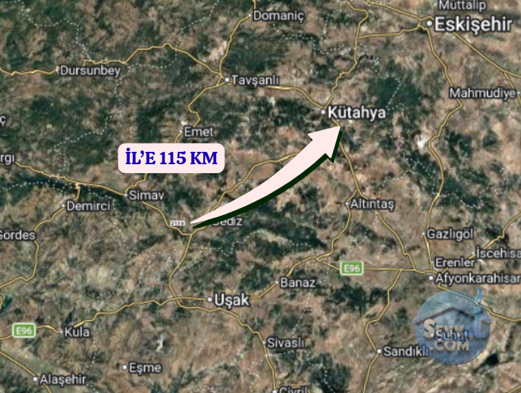 KÜTAHYA ŞAPHANE ÜÇBAŞ  KÖYÜNDE 18.552 M²  TARLA  SATILIKTIR - KÜTAHYA ŞAPHANE fotoğraf 6
