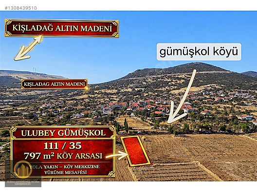 Kışladağ Yakını 797 m² Köy Arsası Yerleşime Yakın Fırsat - UŞAK ULUBEY fotoğraf 4
