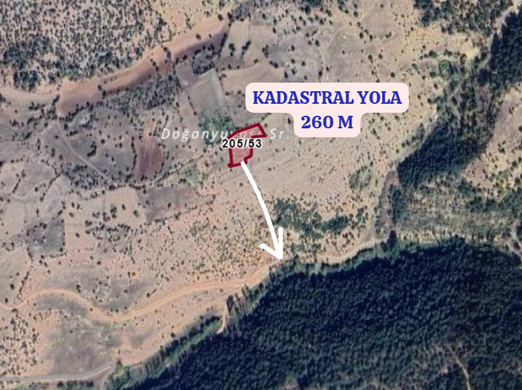 KÜTAHYA HİSARCIK KARBASAN-CUMHURİYET  KÖYÜNDE 2.971 M² TARLA  SATILIKTIR - KÜTAHYA HİSARCIK fotoğraf 3