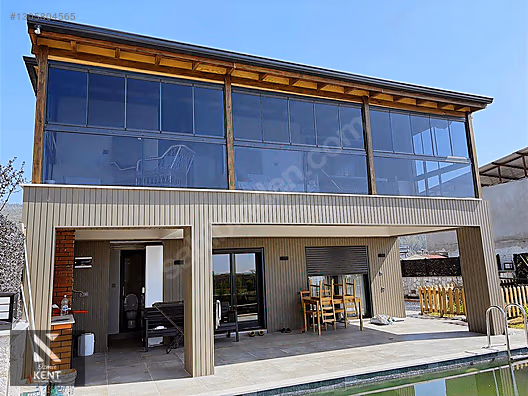 Bornova Yakaköy Satılık 3+1 Kış Bahçeli 140m2 Havuzlu Villa - İZMİR BORNOVA fotoğraf 6