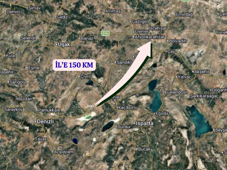 AFYONKARAHİSAR DAZKIRI ESENTEPE  KÖYÜNDE 8.216  M² TARLA  SATILIKTIR - AFYONKARAHİSAR DAZKIRI fotoğraf 6