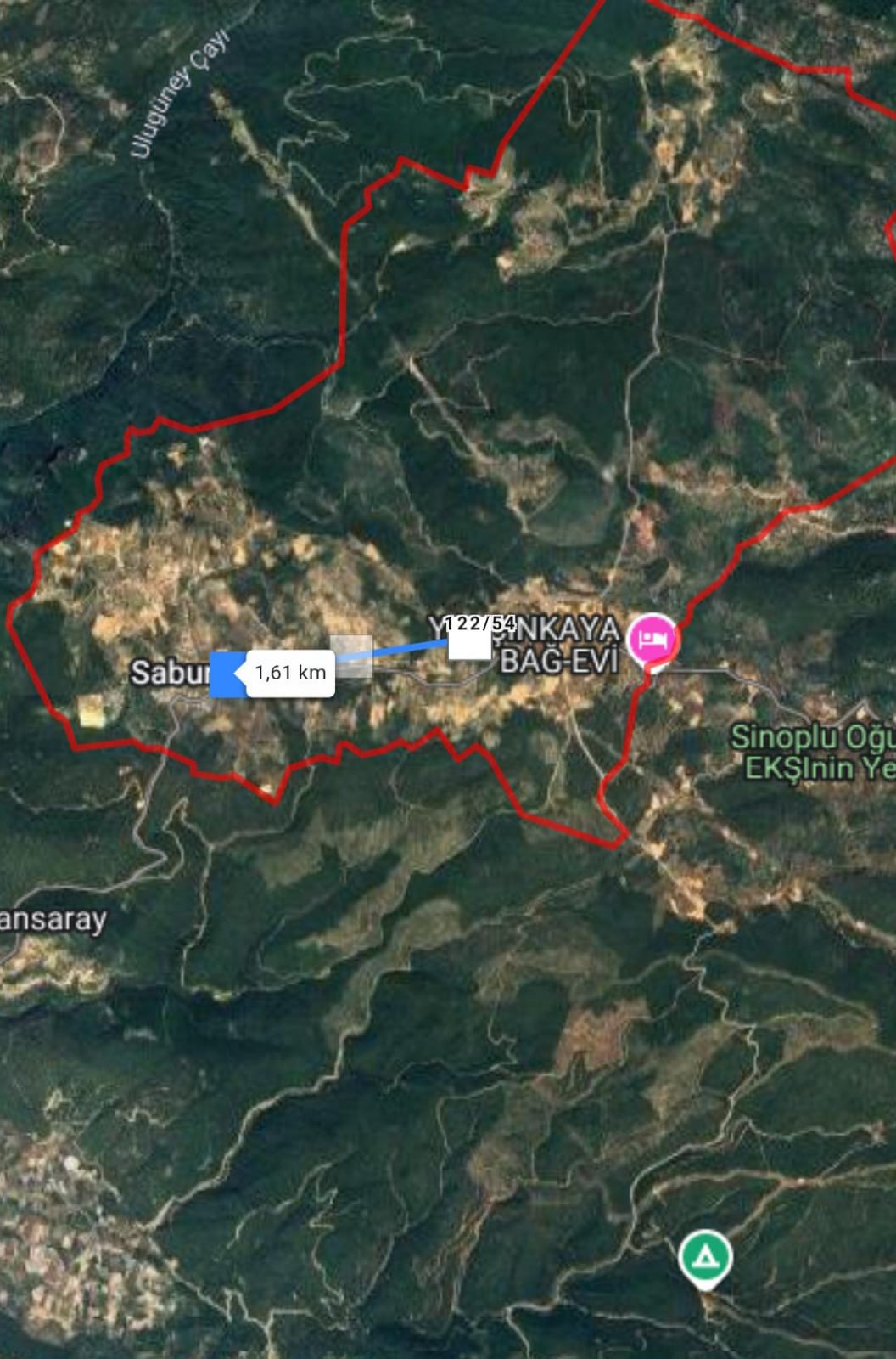SADECE NAKİT ANTALYA ALANYA SABURLAR DA DENİZE 15KM 249 M² TARLA - ANTALYA ALANYA fotoğraf 2