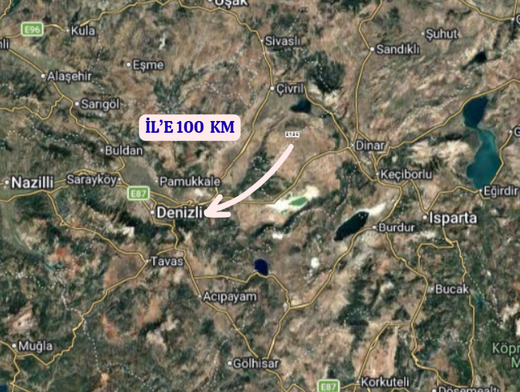 DENİZLİ ÇİVRİL BOZDAĞ   KÖYÜNDE  4.450 M²  TARLA  SATILIKTIR - DENİZLİ ÇİVRİL fotoğraf 6