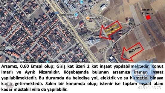 Geleceği Açık Olan Bir Konumda, Yatırımlık İmarlı Köşebaşı Konut Arsası - ISPARTA ŞARKİKARAAĞAÇ fotoğraf 6