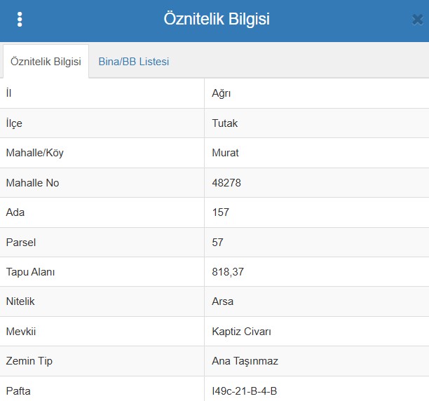 AĞRI TUTAK MURAT KÖYÜ’NDE 818 M² ARSA SATILIKTIR - AĞRI TUTAK fotoğraf 4