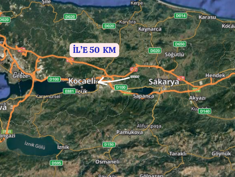 KOCAELİ İZMİT  ORTABURUN   MAHALLESİNDE 3.788 M²  TARLA  SATILIKTIR - KOCAELİ İZMİT fotoğraf 9