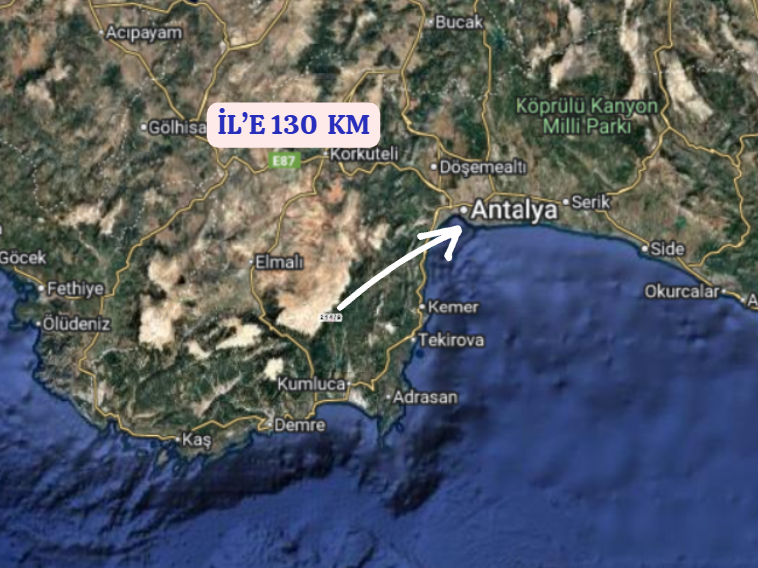 ANTALYA KUMLUCA KARACAÖREN KÖYÜNDE 2.889 M²  TARLA  SATILIKTIR - ANTALYA KUMLUCA fotoğraf 6