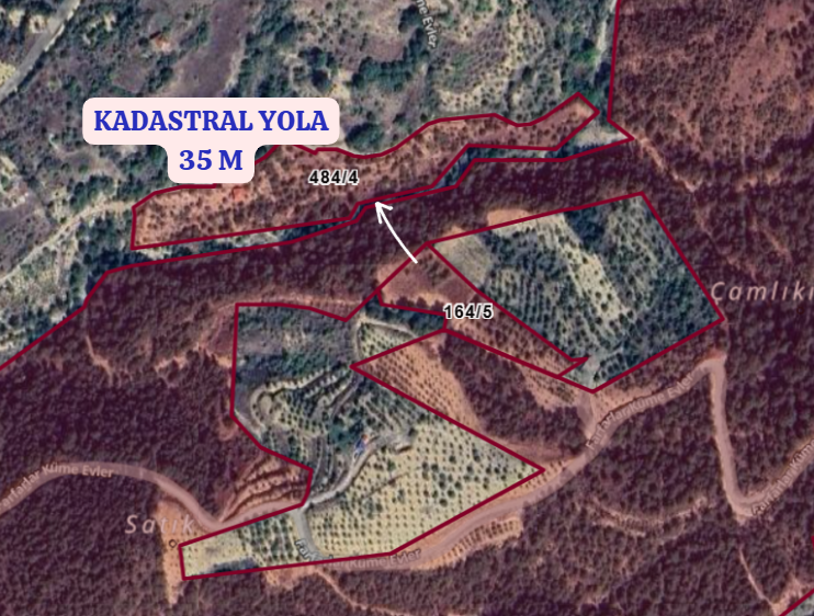 KÜTAHYA ŞAPHANE PAZAR  KÖYÜNDE 4.163 M²  VİŞNE KİRAZ BAHÇESİ  SATILIKTIR - KÜTAHYA ŞAPHANE fotoğraf 3