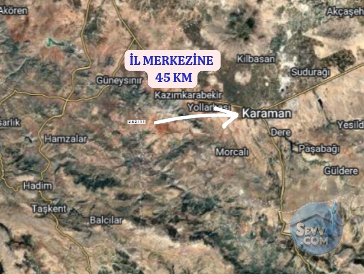 KARAMAN MERKEZ MURATDEDE KÖYÜNDE 5.746 M² ÜZÜM BAĞI SATILIKTIR - Karaman Merkez fotoğraf 10