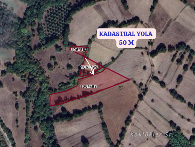BALIKESİR KARESİ BÜYÜKPINAR  KÖYÜNDE 950 M² TARLA SATILIKTIR - BALIKESİR KARESİ fotoğraf 4