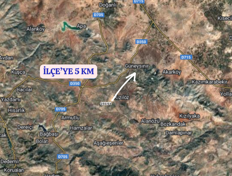 KONYA GÜNEYSINIR AĞRAS  KÖYÜNDE 3.462 M²  ÇİFTLİK  SATILIKTIR - KONYA GÜNEYSINIR fotoğraf 6