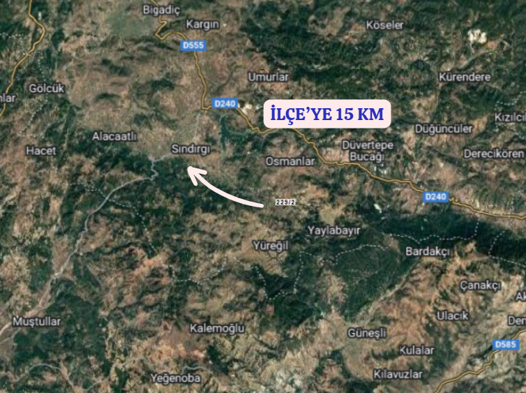BALIKESİR SINDIRGI BÜYÜK DAĞDERE  KÖYÜNDE 642 M² TARLA SATILIKTIR - BALIKESİR SINDIRGI fotoğraf 5