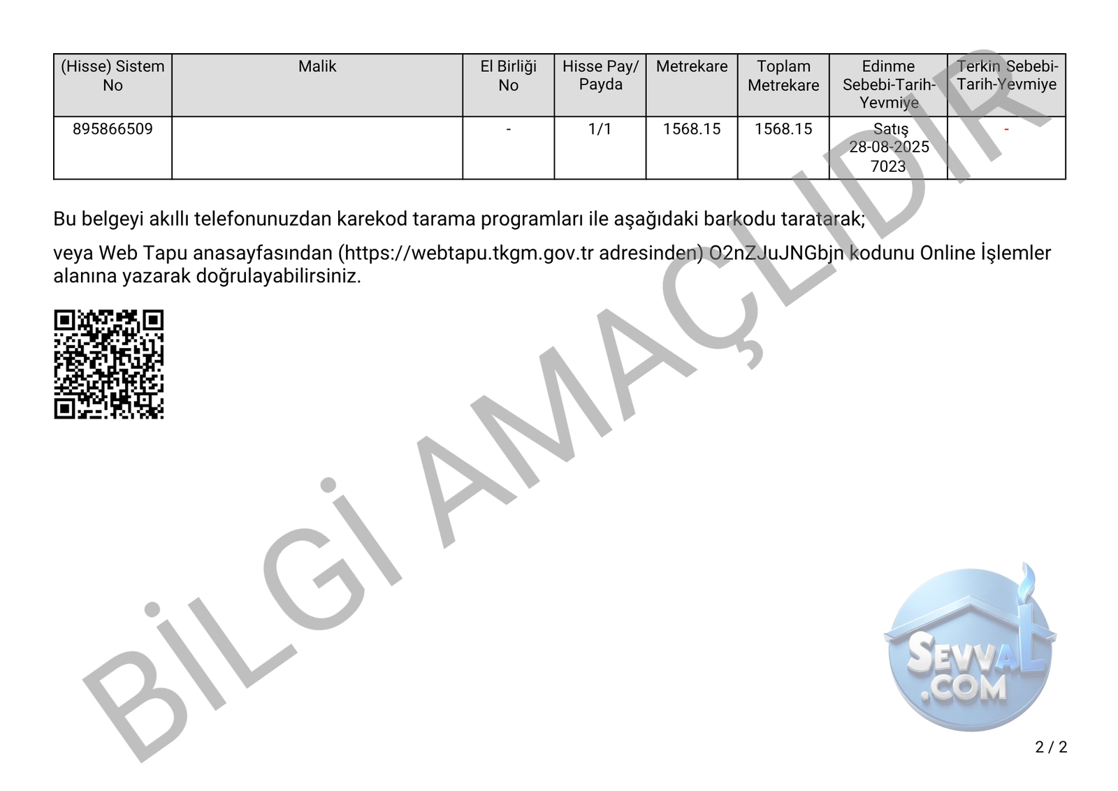 KIRŞEHİR MUCUR KIRAN KÖYÜNDE 1.568 M² TARLAMIZ SATILIKTIR. - Kırşehir Mucur fotoğraf 6