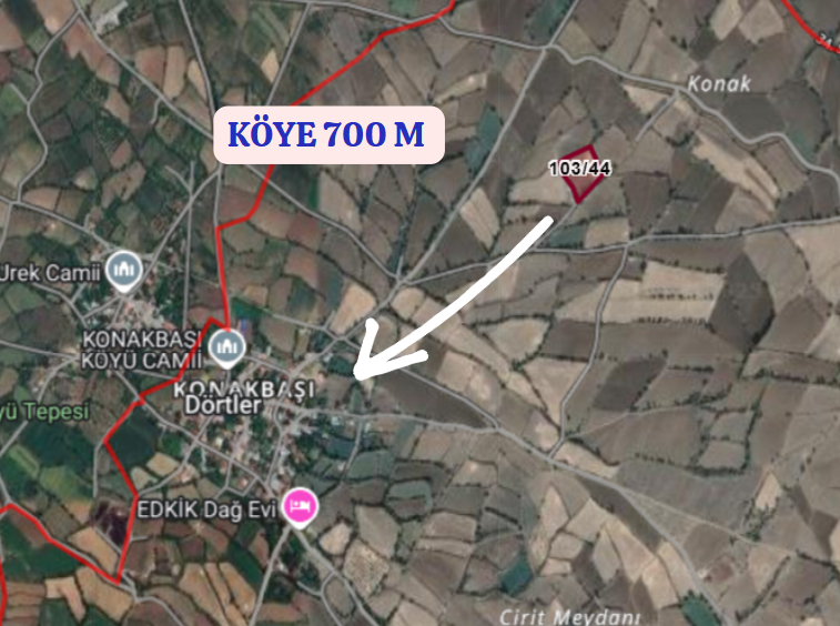 ERZİNCAN  MERKEZ KONAKBAŞI KÖYÜNDE 6.815 M² TARLA SATILIKTIR - ERZİNCAN MERKEZ fotoğraf 5