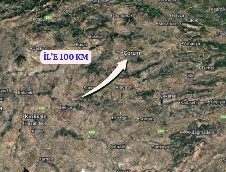 ÇORUM SUNGURLU BÜYÜKPOLATLI  KÖYÜNDE  2.597  M² TARLA  SATILIKTIR - ÇORUM SUNGURLU fotoğraf 7