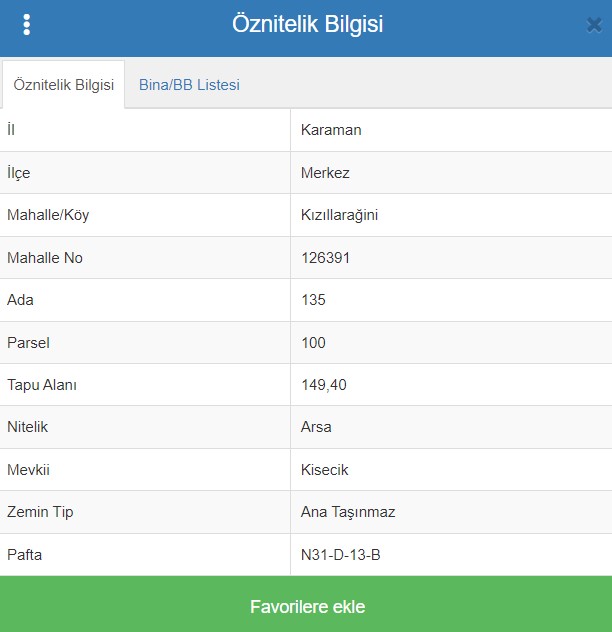 KARAMAN MERKEZ KIZILLARAĞINI 149 M2 İMARLI ARSA SATILIKTIR. - KARAMAN MERKEZ fotoğraf 3
