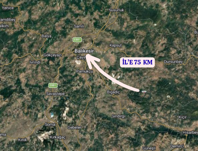 BALIKESİR BİGADİÇ KIZILÇUKUR KÖYÜNDE  578  M² ARSA  SATILIKTIR - BALIKESİR BİGADİÇ fotoğraf 7