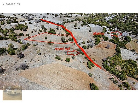 yolu suyu basinda 1324 m² tek tapu satılık parsel - BURDUR MERKEZ fotoğraf 3