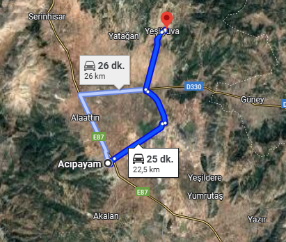DENİZLİ ACIPAYAM YEŞİYUVA MAH. 783M² TARLA SATILIKTIR - DENİZLİ ACIPAYAM fotoğraf 5