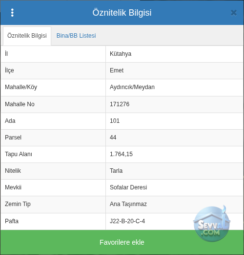 KÜTAHYA EMET AYDINCIK/MEYDAN 1.764 m² SATILIK ARSA - KÜTAHYA EMET fotoğraf 3