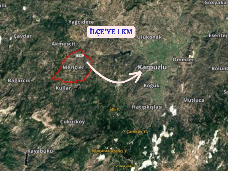 AYDIN KARPUZLU MERİÇLER  KÖYÜNDE 1.822 M²  ZEYTİNLİK SATILIKTIR - AYDIN KARPUZLU fotoğraf 5