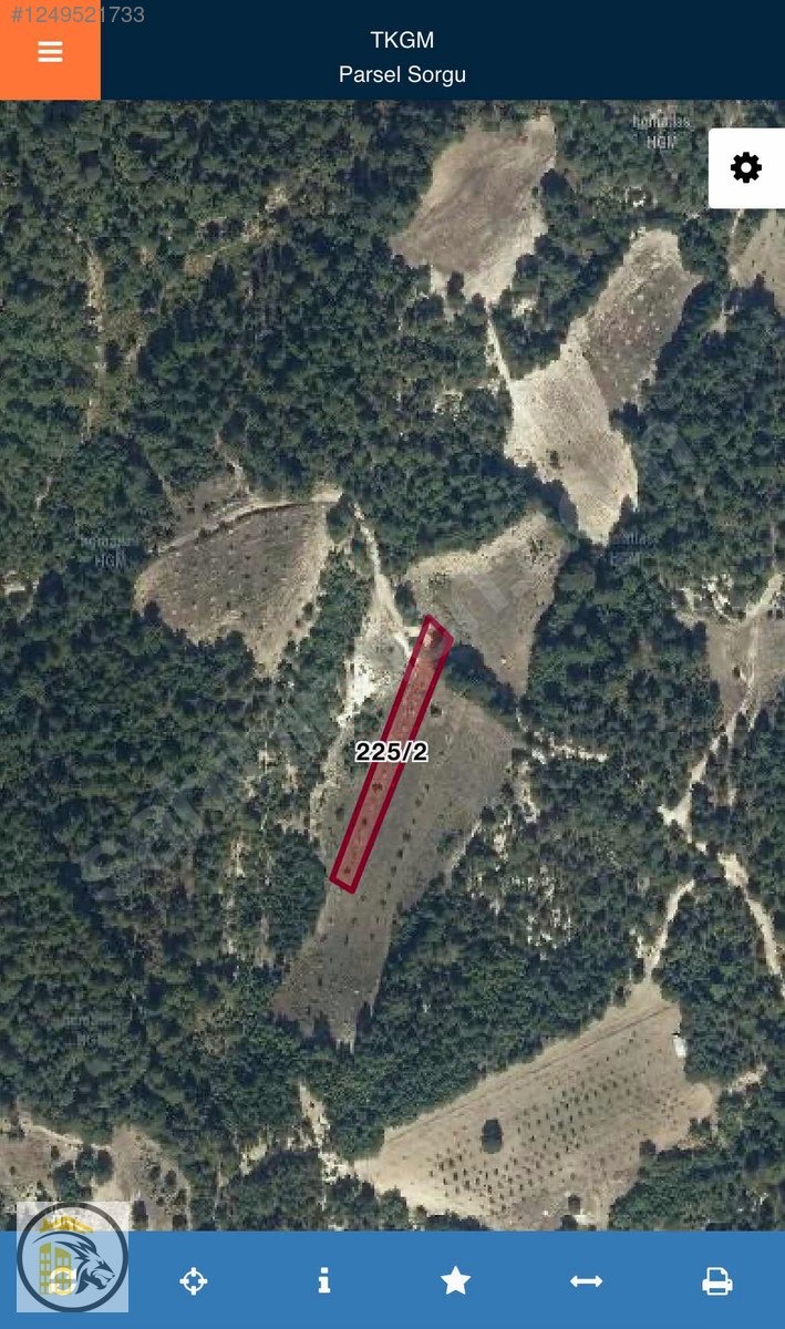 ASLAN EMLAK'TAN SATILIK KÜTAHYA HİSARCIKTA 1509 M2 AĞAÇLI TARLA - KÜTAHYA HİSARCIK fotoğraf 14