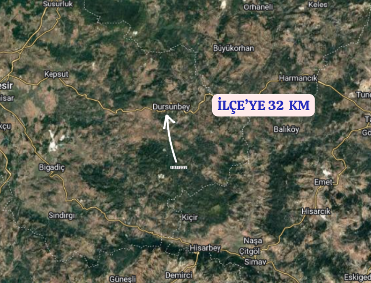 BALIKESİR DURSUNBEY ALAÇAM  KÖYÜNDE  752  M² TARLA  SATILIKTIR - BALIKESİR DURSUNBEY fotoğraf 5