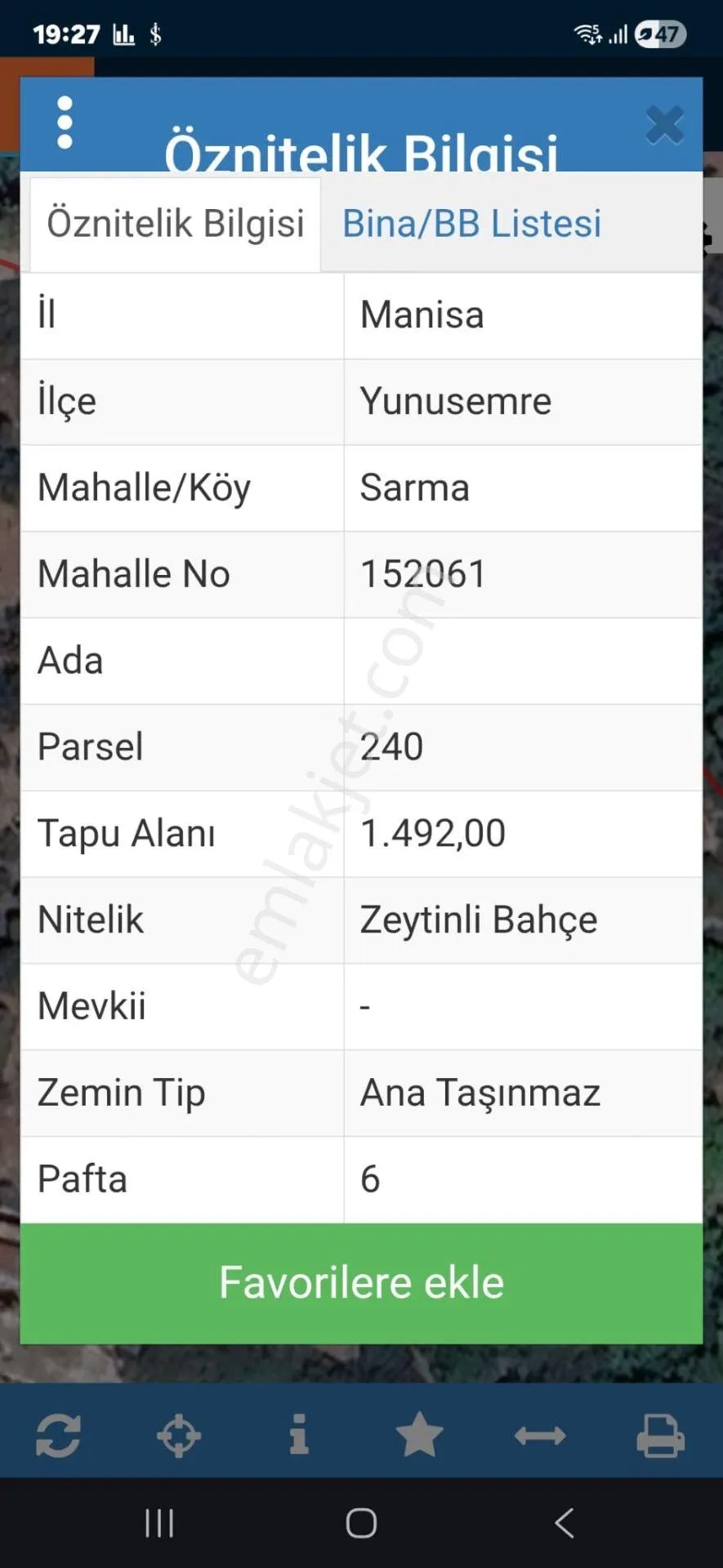 Konum Emlaktan Yunusemre İlçesi Sarma Mahallesinde Satılık Tarla - MANİSA YUNUSEMRE fotoğraf 2