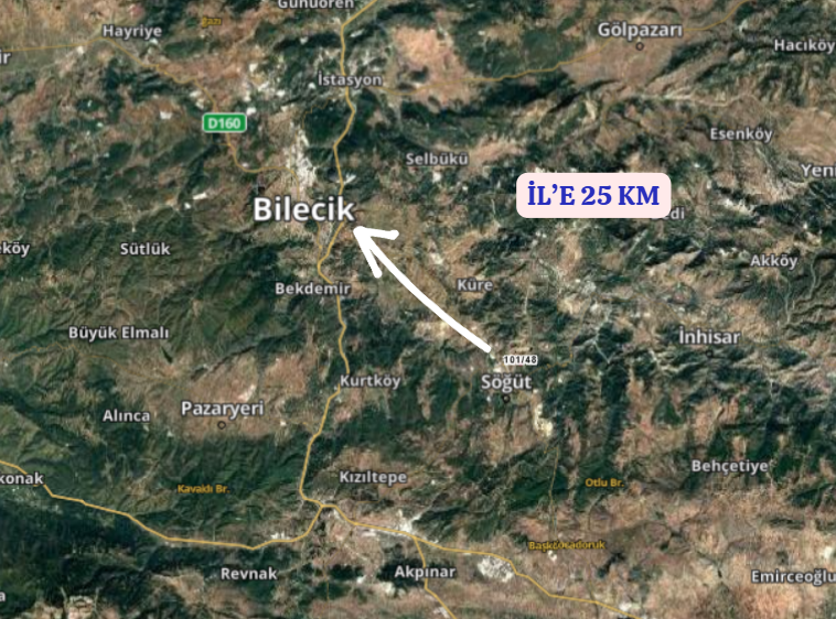 BİLECİK SÖĞÜT SIRHOCA  KÖYÜNDE 1.204  M² BAĞ   SATILIKTIR - BİLECİK SÖĞÜT fotoğraf 6