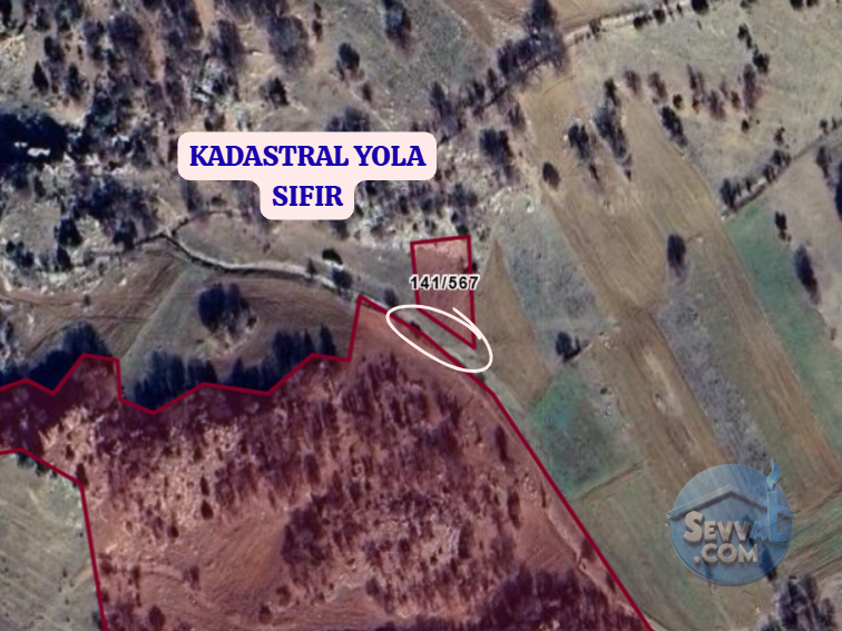 KONYA BOZKIR KINIK  KÖYÜNDE 563 M²  TARLA  SATILIKTIR - KONYA BOZKIR fotoğraf 3