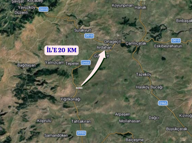 ARDAHAN GÖLE KAYAALTI  KÖYÜNDE  2.250 M²  TARLA  SATILIKTIR - ARDAHAN GÖLE fotoğraf 6