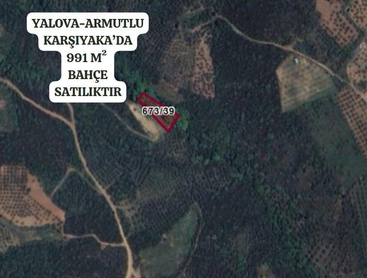 YALOVA ARMUTLU KARŞIYAKA KÖYÜ’NDE 991 M²  BAHÇE SATILIKTIR - YALOVA ARMUTLU fotoğraf 2