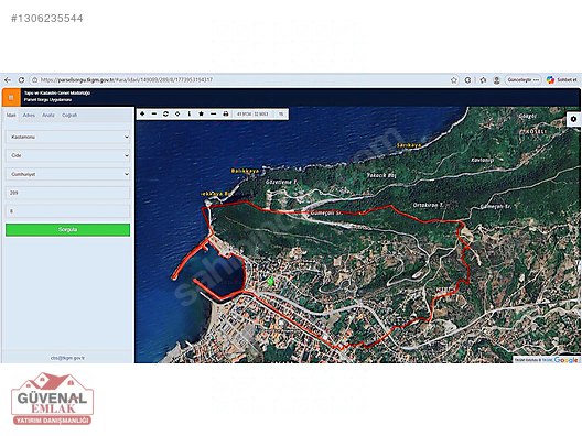 CİDE CUMHURİYET MAH. DENİZE 1,3 KMTEK TAPULU 376 M2 - KASTAMONU CİDE fotoğraf 2