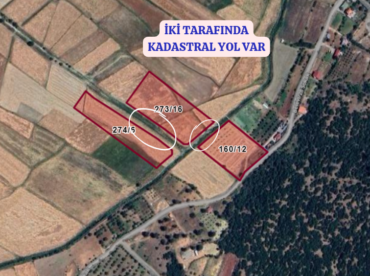 DENİZLİ ÇAMELİ BELEVİ  KÖYÜNDE 6.773  M² TARLA  SATILIKTIR - DENİZLİ ÇAMELİ fotoğraf 3