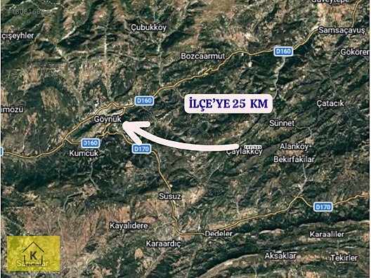 BOLU GÖYNÜK ÇAYLAK KÖYÜNDE 768 M² TARLA SATILIKTIR - BOLU GÖYNÜK fotoğraf 7