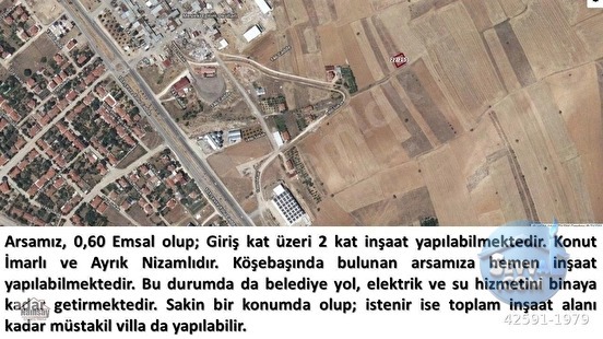 Geleceği Açık Olan Bir Konumda, Yatırımlık İmarlı Köşebaşı Konut Arsası - ISPARTA ŞARKİKARAAĞAÇ fotoğraf 5