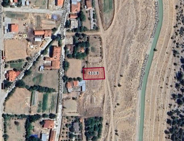 DENİZLİ ACIPAYAM YUMRUTAŞ  KÖYÜNDE 594  M² ARSA  SATILIKTIR