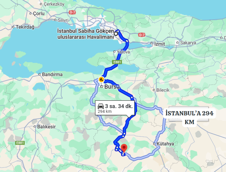 KÜTAHYA EMET ÇERTE/YILDIRIM'DA 7.864 M² TARLAMIZ SATILIKTIR. - KÜTAHYA EMET fotoğraf 8