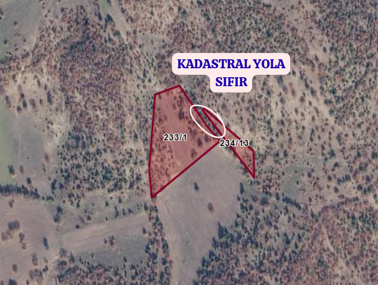 KÜTAHYA HİSARCIK ŞEYHÇAKIR  KÖYÜNDE 9.104 M²  TARLA SATILIKTIR - KÜTAHYA HİSARCIK fotoğraf 3