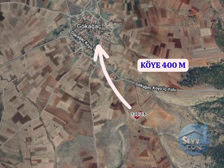 KÜTAHYA ÇAVDARHİSAR GÖKAĞAÇ  KÖYÜNDE  1.560 M²  TARLA SATILIKTIR - KÜTAHYA ÇAVDARHİSAR fotoğraf 4
