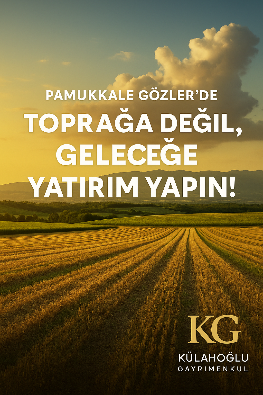 KÜLAHOĞLU GAYRİMENKUL'DEN DENİZLİ GÖZLER'DE 90 DÖNÜM TEK TAPU TARLA  - DENİZLİ PAMUKKALE fotoğraf 4