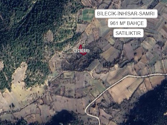 BİLECİK İNHİSAR SAMRI KÖYÜ’NDE 961 M² BAHÇE SATILIKTIR - BİLECİK İNHİSAR fotoğraf 2