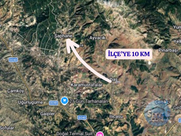 KÜTAHYA ŞAPHANE ÜÇBAŞ  KÖYÜNDE 10.200 M²  TARLA  SATILIKTIR - KÜTAHYA ŞAPHANE fotoğraf 5