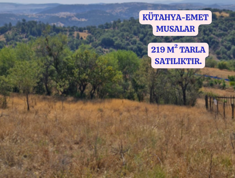 KÜTAHYA EMET MUSALAR  KÖYÜNDE  219  M² TARLA  SATILIKTIR - KÜTAHYA EMET fotoğraf 2