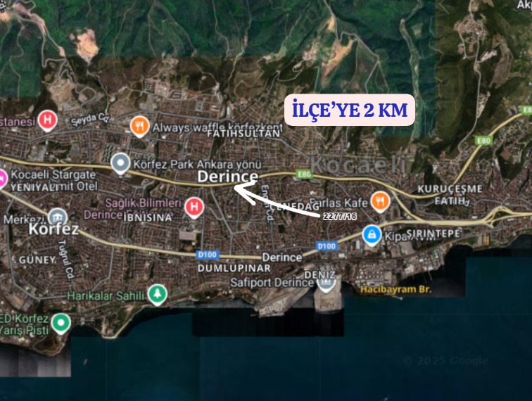 KOCAELİ DERİNCE ÇENEDAĞ  MAHALLESİNDE 145 M² TARLA SATILIKTIR - KOCAELİ DERİNCE fotoğraf 5